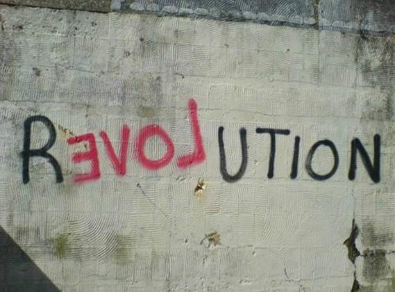 revolution graffiti
