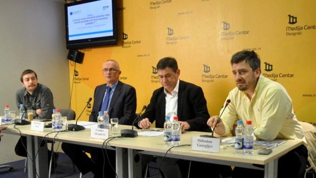 Dojčinović, Šabić, Obradović i moderator Georgijev: debata o novoj praksi APR-a