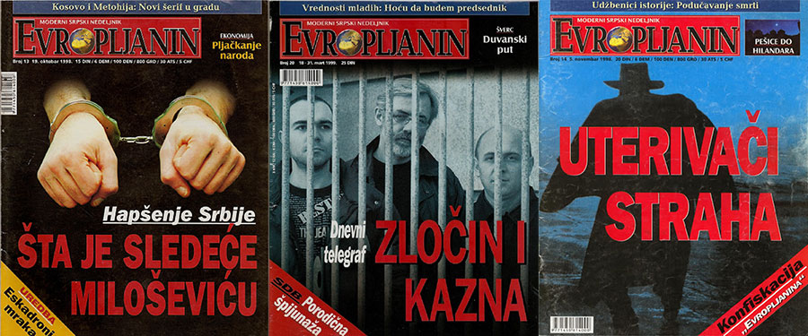 News magazine Evropljanin 1998-1999