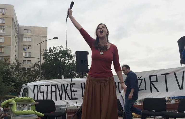 Protest Podrži RTV u Novom Sadu