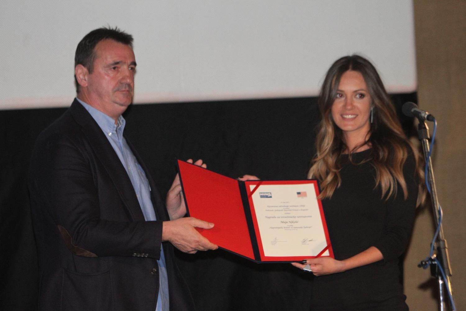 Mesto: Beograd Datum: 10.05.2017 Dogadjaj: MEDIJI/KIOSK - Dodela nagrada NUNS za istraivaèko novinarstvo na Fakultetu dramskih umetnosti Licnosti: