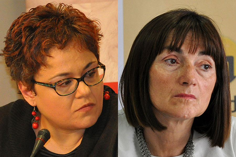 Tamara Skrozza i Ljiljana Smajlović (Foto: Medija centar)